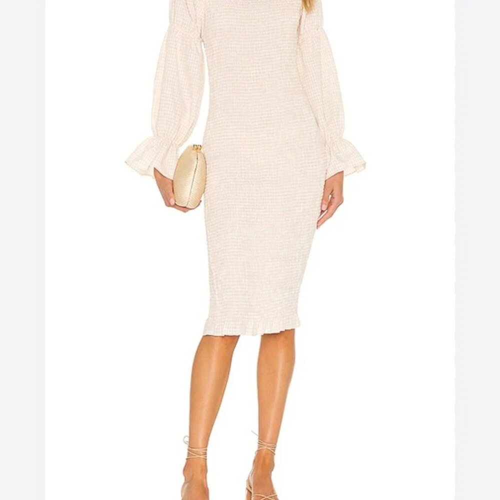 NWT SNDYS Courtney Dress in Cream - Size S